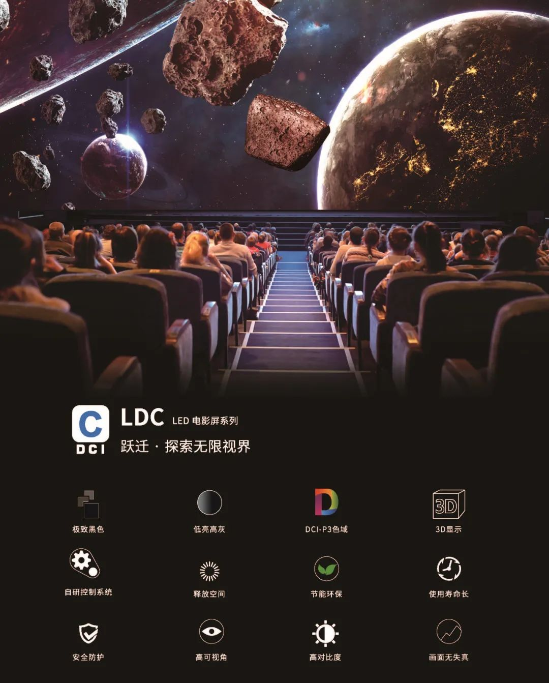 “自研+合作”全面开花，米兰官方网成业内LED电影屏通过DCI认证最多企业