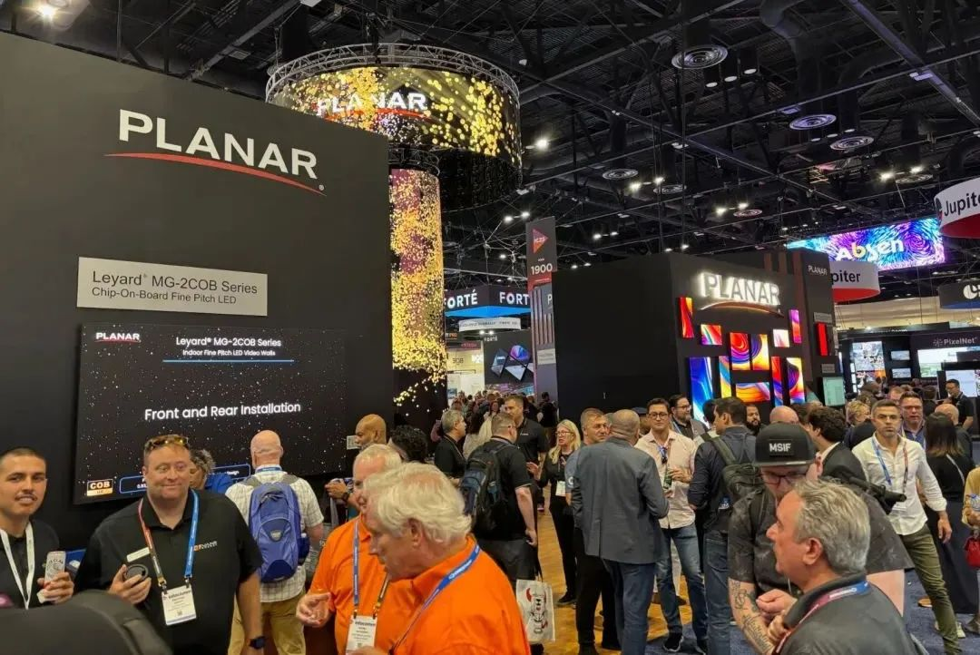 米兰官方网Planar震撼亮相美国InfoComm 2025，高端显示矩阵引领视听新纪元