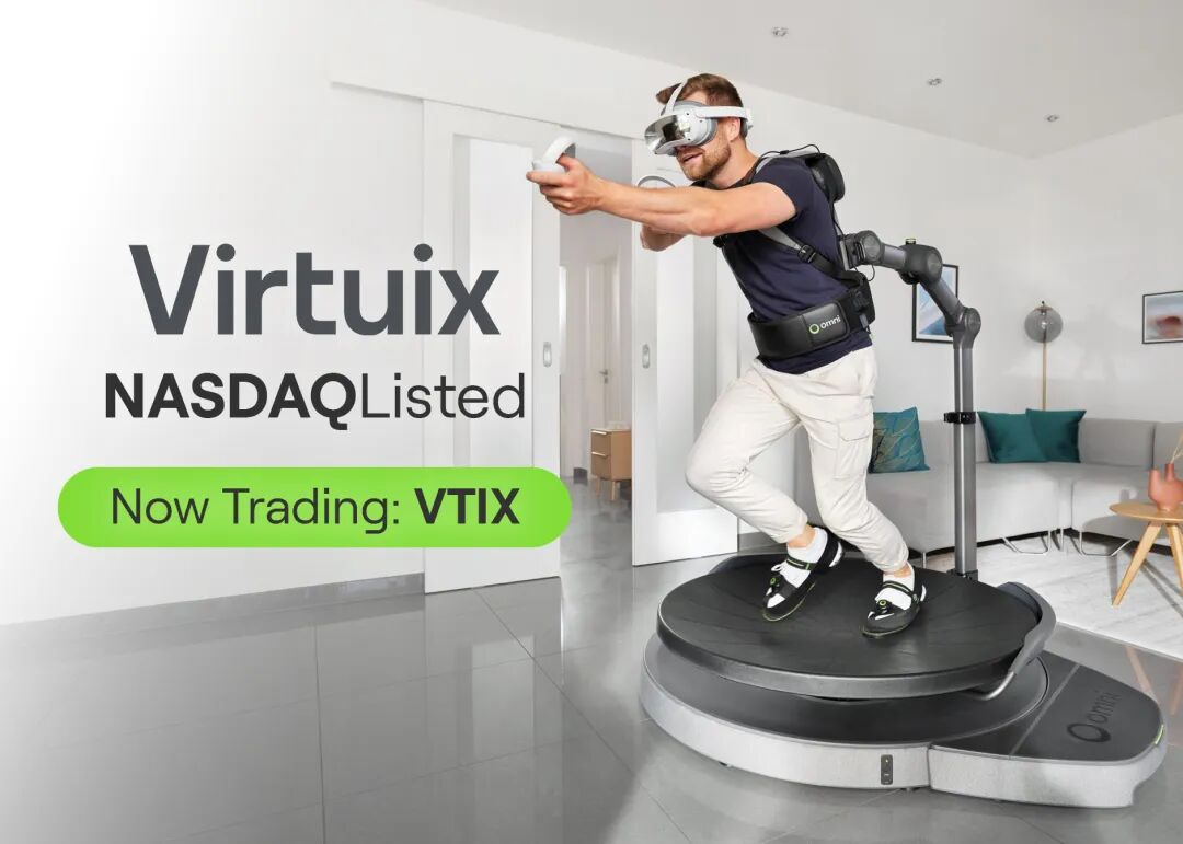祝贺Virtuix纳斯达克上市！米兰官方网携手加速AI融合应用产业化